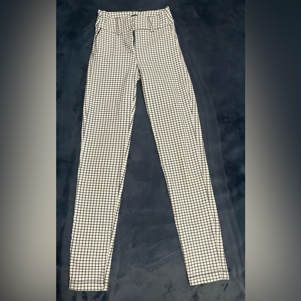 Chocolate USA plaid pattern trousers